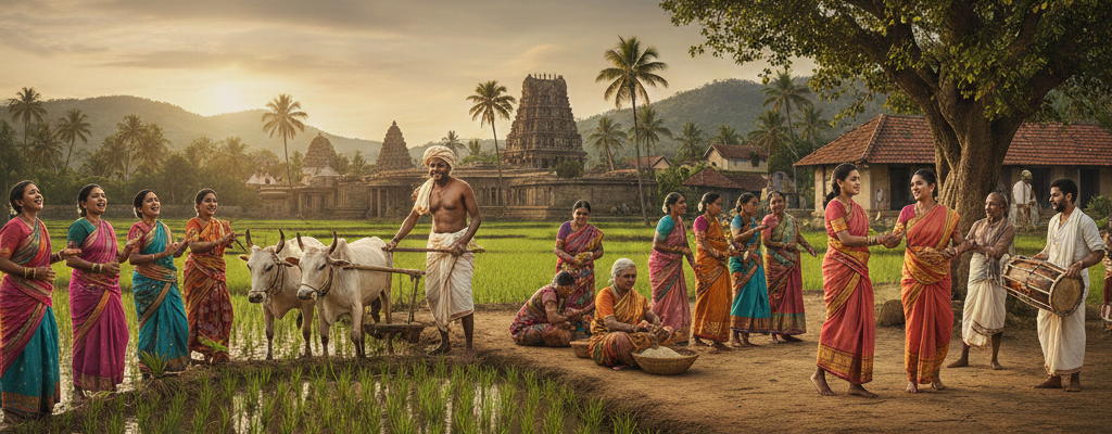 நாட்டுப்புறப் பாடல்கள் காட்டும் சமூகச் சூழல்